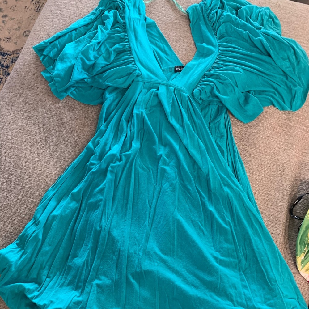 Bebe turquoise summer dress